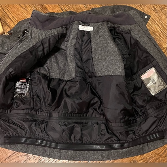 Adidas Stella McCartney Women’s Recco Ski Jacket Coat Charcoal Gray L - Picture 8 of 16